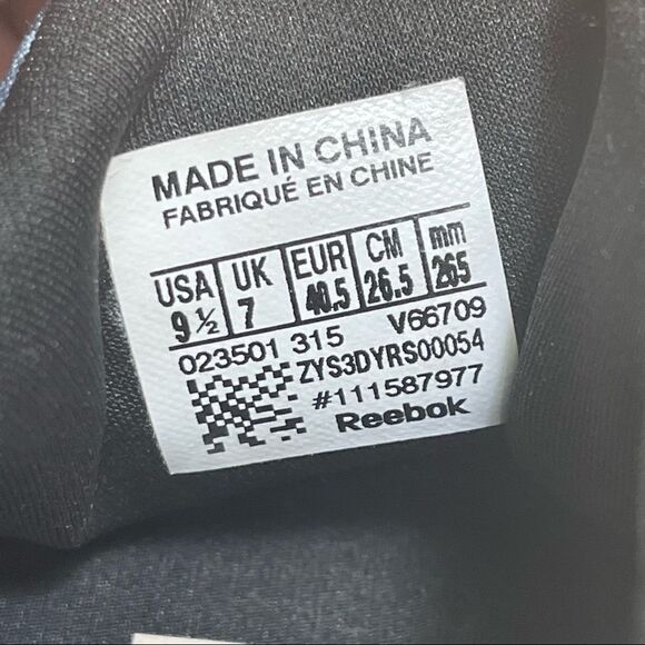 Reebok Z Pump Fusion V66709 Gray Black Running Shoes Low Top Women's Size 9.5 - Picture 8 of 9